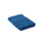 Handtuch Organic Cotton Blau als Werbeartikel mit Logodruck