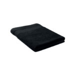 Handtuch Organic Cotton Schwarz als Werbeartikel mit Logodruck