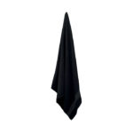 Handtuch Organic Cotton Schwarz, Seitenansicht