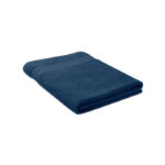 Handtuch Organic Cotton Blau als Werbeartikel mit Logodruck
