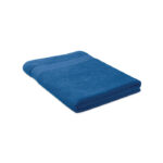 Handtuch Organic Cotton Blau als Werbeartikel mit Logodruck