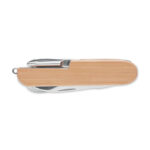 Taschenmesser Bambus, Rückansicht
