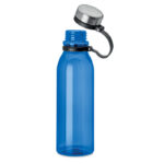 RPET Trinkflasche 780 ml Blau, geöffnet dargestellt