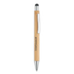 Druckkugelschreiber mit Stylus mit markiertem Druckbereich für Ihr Logo