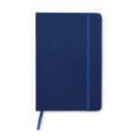 DIN A5 Notizbuch 600D RPET Blau von oben