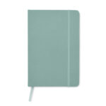 DIN A5 Notizbuch 600D RPET Blau, Rückansicht