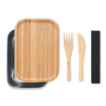 Lunchbox Edelstahl 600ml von oben