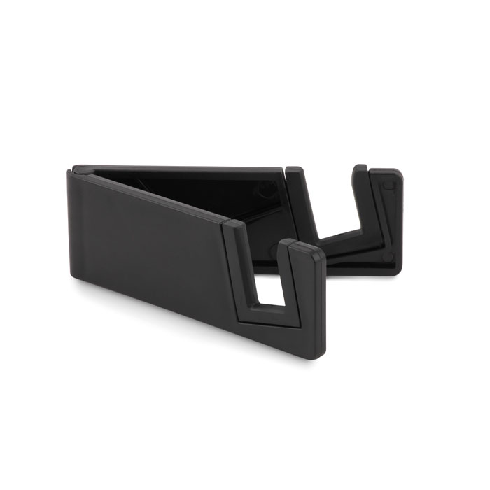 Smartphone-Halter Schwarz Smartphone-Halter Schwarz als Werbeartikel mit Logodruck