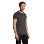 REGENT FIT T-Shirt Herren 150 g/m² Grau – Seitenansicht
