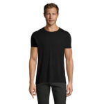 REGENT FIT T-Shirt Herren 150 g/m² Schwarz – Vorderansicht