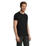 REGENT FIT T-Shirt Herren 150 g/m² Schwarz – Seitenansicht