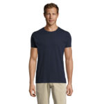 REGENT FIT T-Shirt Herren 150 g/m² Blau – Vorderansicht