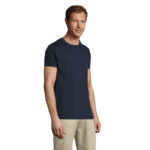 REGENT FIT T-Shirt Herren 150 g/m² Blau – Seitenansicht