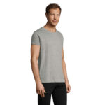 REGENT FIT T-Shirt Herren 150 g/m² Grau – Seitenansicht