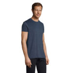 REGENT FIT T-Shirt Herren 150 g/m² Blau – Seitenansicht