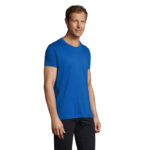 REGENT FIT T-Shirt Herren 150 g/m² Blau – Seitenansicht