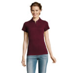 PRIME Poloshirt Damen 200 g/m² Braun – Vorderansicht