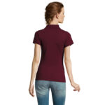 PRIME Poloshirt Damen 200 g/m² Braun – Rückansicht
