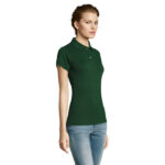 PRIME Poloshirt Damen 200 g/m² Grün – Seitenansicht