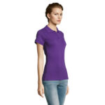 PRIME Poloshirt Damen 200 g/m² Purple – Seitenansicht