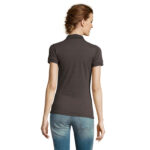 PRIME Poloshirt Damen 200 g/m² Grau – Rückansicht