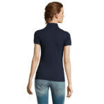 PRIME Poloshirt Damen 200 g/m² Blau – Rückansicht