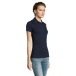 PRIME Poloshirt Damen 200 g/m² Blau – Seitenansicht