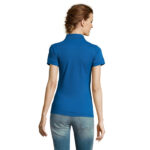 PRIME Poloshirt Damen 200 g/m² Blau – Rückansicht