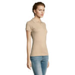PRIME Poloshirt Damen 200 g/m² Braun – Seitenansicht