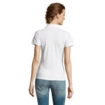 PRIME Poloshirt Damen 200 g/m² White – Rückansicht