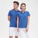 PASADENA Poloshirt Damen 200 g/m² – Detailaufnahme