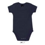 BAMBINO Babybody 180 g/m² Blau – Vorderansicht