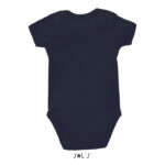 BAMBINO Babybody 180 g/m² Blau – Rückansicht
