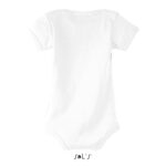 BAMBINO Babybody 180 g/m² White – Rückansicht