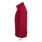 NORTH Fleecejacke Kinder 300 g/m² Rot – Seitenansicht