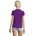 SPORTY T-Shirt Damen 140 g/m² Purple – Rückansicht