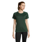 SPORTY T-Shirt Damen 140 g/m² Grün – Vorderansicht