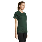 SPORTY T-Shirt Damen 140 g/m² Grün – Seitenansicht