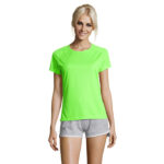 SPORTY T-Shirt Damen 140 g/m² Grün – Vorderansicht