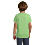 SPORTY T-Shirt Kinder 140 g/m² Grün – Rückansicht