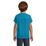 SPORTY T-Shirt Kinder 140 g/m² Blau – Rückansicht