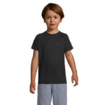 SPORTY T-Shirt Kinder 140 g/m² Schwarz – Vorderansicht