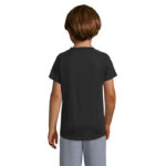 SPORTY T-Shirt Kinder 140 g/m² Schwarz – Rückansicht