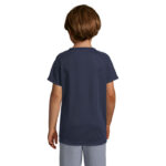 SPORTY T-Shirt Kinder 140 g/m² Blau – Rückansicht