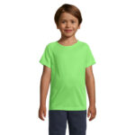 SPORTY T-Shirt Kinder 140 g/m² Grün – Vorderansicht
