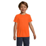 SPORTY T-Shirt Kinder 140 g/m² Orange – Vorderansicht