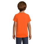 SPORTY T-Shirt Kinder 140 g/m² Orange – Rückansicht