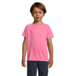 SPORTY T-Shirt Kinder 140 g/m² Rosa – Vorderansicht