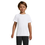 SPORTY T-Shirt Kinder 140 g/m² White – Vorderansicht