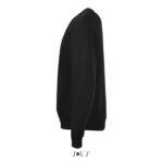 SPIDER Sweatshirt Herren 260 g/m² Schwarz – Seitenansicht